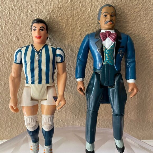 Pee Wee’s Playhouse Dolls King of Cartoons and Ricardo Referee 1988 - Picture 1 of 14